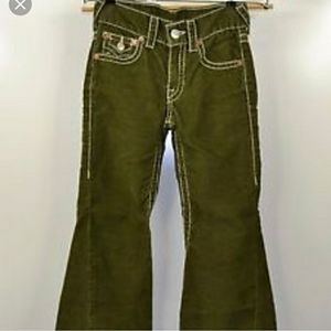 True religion green cords